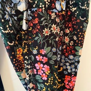 Laura Ashley Floral Women’s Leggings - Black and Floral XS